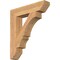 Ekena Millwork Balboa Slat Smooth Bracket, Western Red Cedar, 5 1/2"W x 28"D x 32"H BKT06X28X32BOA06SWR - alternate 1